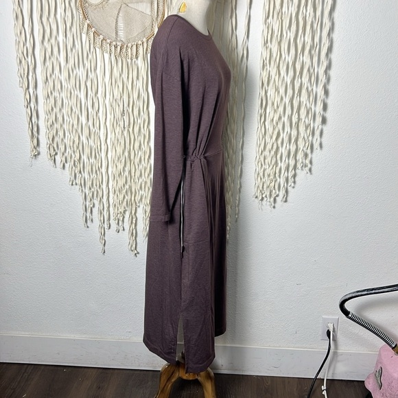 Title Nine Maroon French Terry Athleisure Dress Size Large - Picture 5 of 11